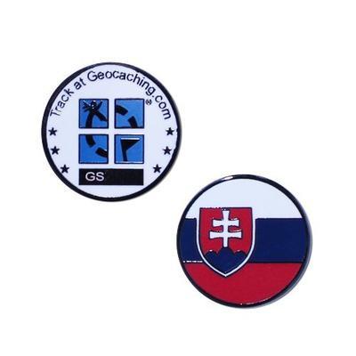 Country Micro Geocoin - Slovakia