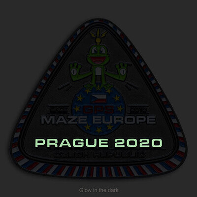 GPS MAZE Europe 2020 geocoin - Donátorská Special Edition - 2